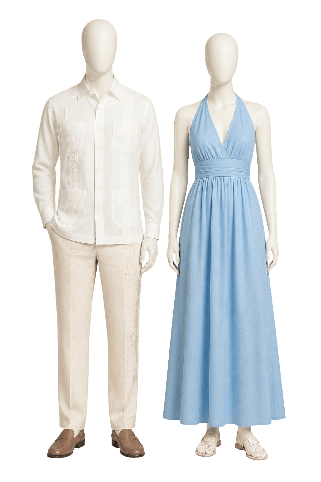 Inspiración de vestimenta playero formal para invitados