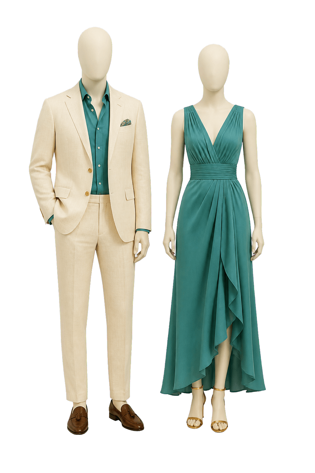 Inspiración de vestimenta tropical elegante para invitados
